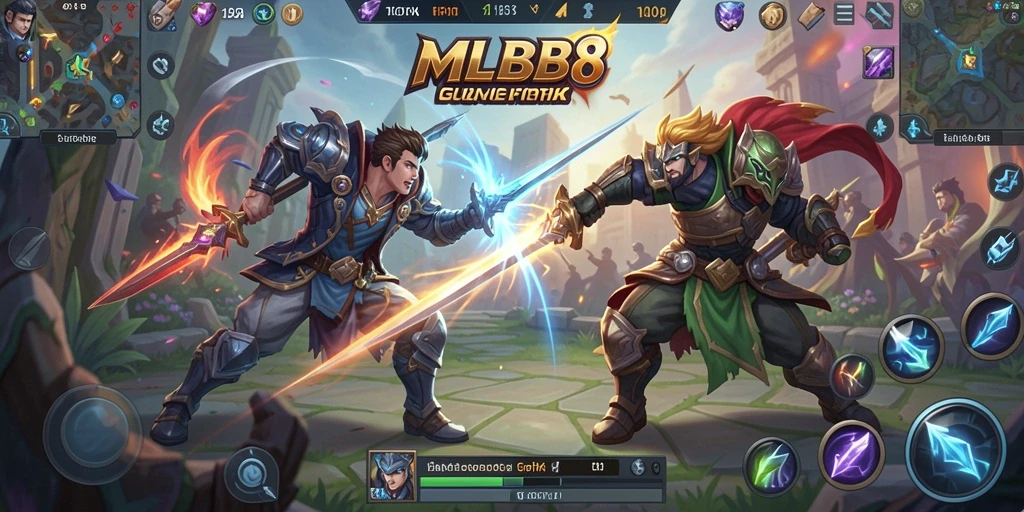 Tampilan gameplay MLBB8 yang menegangkan dan seru.