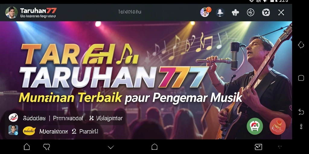 Tangkapan layar TARUHAN77 menampilkan gameplay musik yang seru dan dinamis.