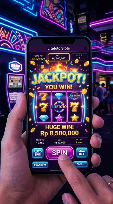 Layar utama aplikasi litetoto dengan berbagai opsi unduh.